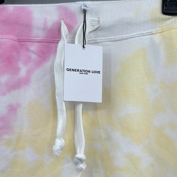 🆕Generation Love Kate Ruffle Pocket Tie Dye Sweatpants Joggers Loungers - Picture 5 of 11